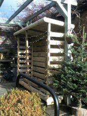 Bespoke Firewood Storage Bunker